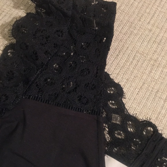 NWT LOFT | Petite ruffle lace swing dress - Picture 5 of 7